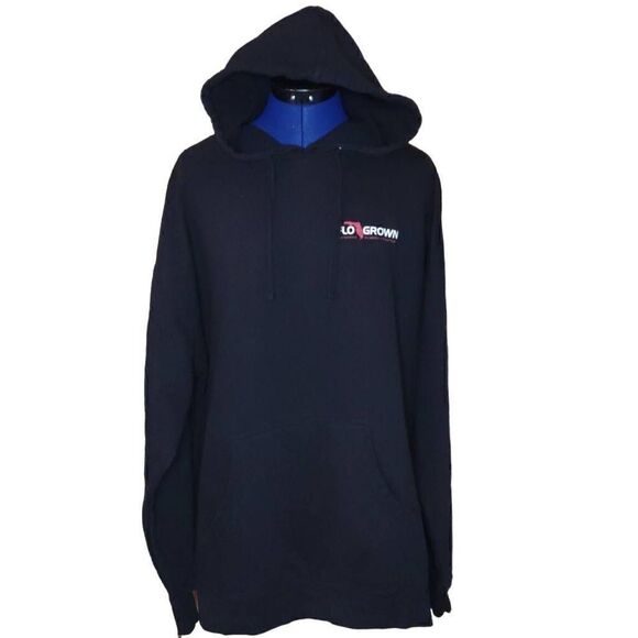 Independent Trading Company Men’s FloGrown Print Pullover Hoodie Black 2XL - Picture 2 of 11